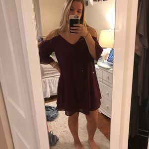 Over the shoulder dress